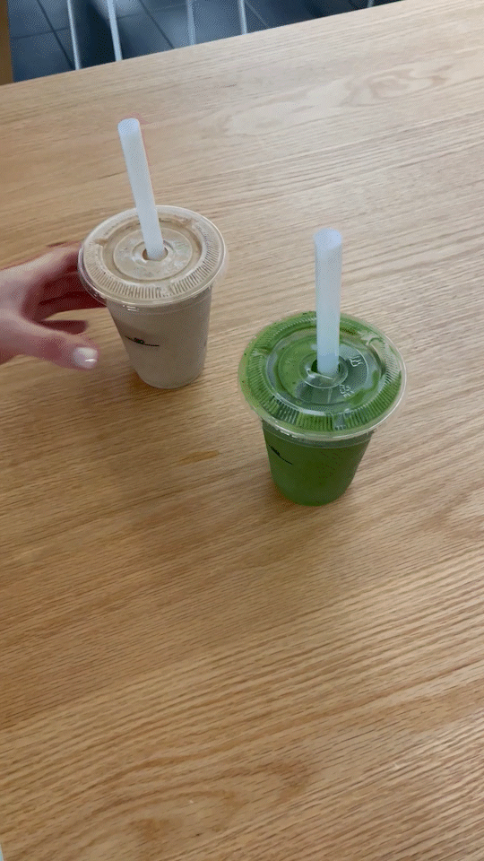 decent Clear Cup Flat Lid