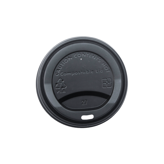 decent Hot Cup Lid - Black