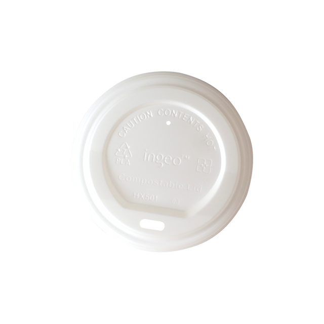 decent Hot Cup Lid - White