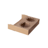 half of splittable carrier tray