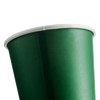 8oz Single Walled Kakariki Green Hot Cup