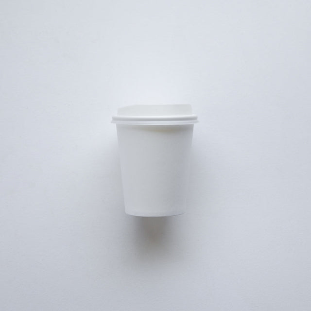 decent Hot Cup Lid - White
