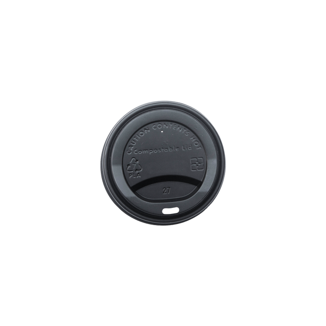 decent Hot Cup Lid - Black