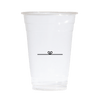 PLA Clear Cups Black Ribbon 16oz