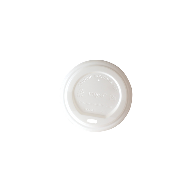 decent Hot Cup Lid - White